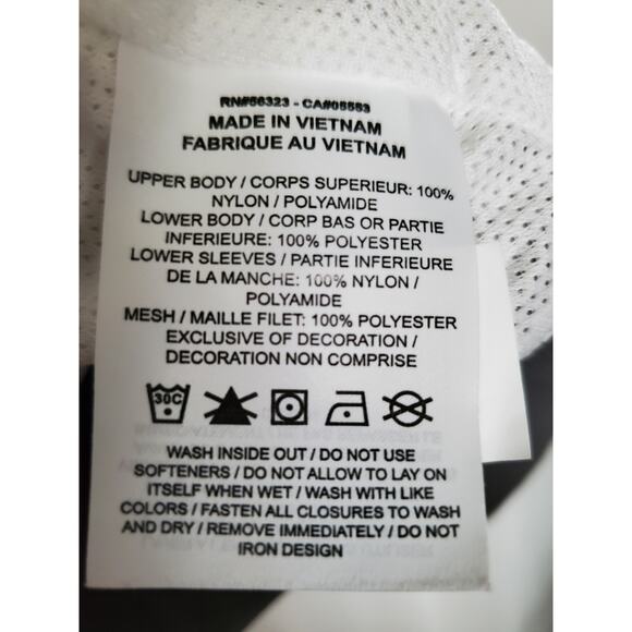 Men's Nike White Ohio State Buckeyes OSU Windrunner Raglan FullZip Hoodie Jacket - Picture 14 of 16